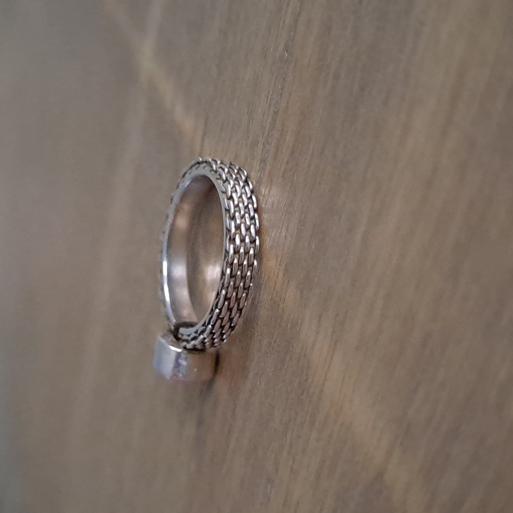 Sterling Silver Garnet Ring - image 4